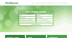 Desktop Screenshot of medquote.co.za